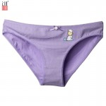 Zihooo Women Cartoon Bow Panties Sexy Cotton Hot Briefs Underwear Dot Low Waist For Girls Triangle Print Thong  P41