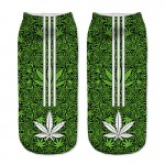 Zohra Neon Socks 3D Printing Female Socks Women Low Cut Ankle Socks Calcetines Mujer Casual Hosiery Printed Sock