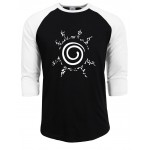 anime t shirts brand blood youth uzumaki naruto print men t shirt 2017 summer autumn funny raglan sleeve 100% cotton clothing