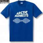arctic monkeys t shirt 100% Cotton Men's Short-sleeve Custom black tshirt Plus Size Free Shipping good quality new 2016