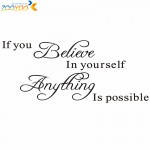 believe in yourself home decor creative quote wall decal zooyoo8037 decorative adesivo de parede removable vinyl wall sticker