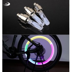 bike lights mtb mountain road bike bicycle lights LEDS Tyre Tire Valve Caps Wheel  spokes LED Light 7color auto lamp lamps BL07
