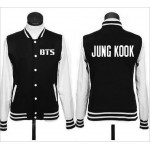 bts hoodie bangtan boys kpop BTS bulletproof youth club in same baseball uniform Bangtan Boys add wool coat bts jacket exo