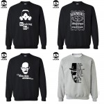 casual cool fashion breaking bad print  mens hooides and sweatshirts 2017 Cotton blend men heisenberg crewneck sweatshirt C01