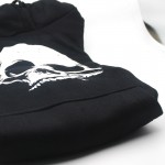 cotton Blend SKULL print men Hoodies with hat fleece casual loose men pullover hooded skull sweatshirt for man 2016 H01