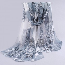 dots hot women 2017 peones chiffon georgette silk women's scarves spring autumn summer sun modern hijab style! wholesale fq053