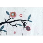 dower me spring Casual Women t-shirts Plus Size 4XL Woman Clothes Long Sleeve cotton Tops birdcage embroidery pattern Shirt