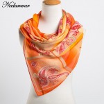 fashion women's chiffon cashew scarves new arrival 2017 Autumn and Winter casual wraps echarpe long silk feeling scarf ladies