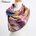 fashion women's chiffon cashew scarves new arrival 2017 Autumn and Winter casual wraps echarpe long silk feeling scarf ladies