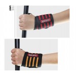 free shipping 2 pcs /lot Weight Lifting Wristband Sport Safety Wrist Support Gym Training Wrist Straps  Fitness Bandage Wraps