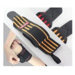 free shipping 2 pcs /lot Weight Lifting Wristband Sport Safety Wrist Support Gym Training Wrist Straps  Fitness Bandage Wraps