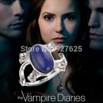 free shipping New Vampire Diaries Elena same paragraph anti-sun cat rhinestone crystal ring #3236 P1