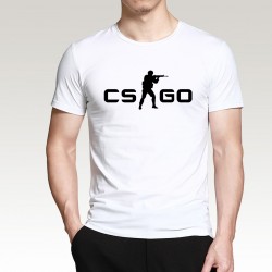 gift for gamer CS GO man t shirt 2016 summer style men short sleeve shirt 100% cotton high quality hip hop style top tees S-3XL