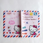 girls like Fashion PVC Leather Passport Holder,Mickey and Minnie cartoon hello kitty Travel Passport Cover Case