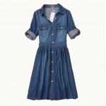 high quality 2016 denim dress summer autumn clothing plus size women Jeans dress elegant slim cowboy casual Dresses vestidos