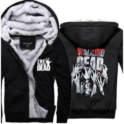 hip hop hoodies The Walking Dead sweatshirts men 2016 new winter thicken man hoodie men's sportswear casual plus size M-4XL
