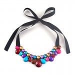 hlkt 2016 acrylic resin crack accessories flower necklace & pendant statement necklace gift wholesale dress collocation necklace