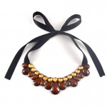 hlkt 2016 acrylic resin crack accessories flower necklace & pendant statement necklace gift wholesale dress collocation necklace