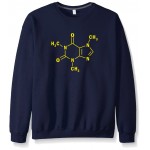 homme streetwear Sheldon sweatshirt Men Caffeine Molecular Formula Swag new fashion autumn Cotton long sleeve high quality 