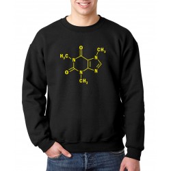 homme streetwear Sheldon sweatshirt Men Caffeine Molecular Formula Swag new fashion autumn Cotton long sleeve high quality 