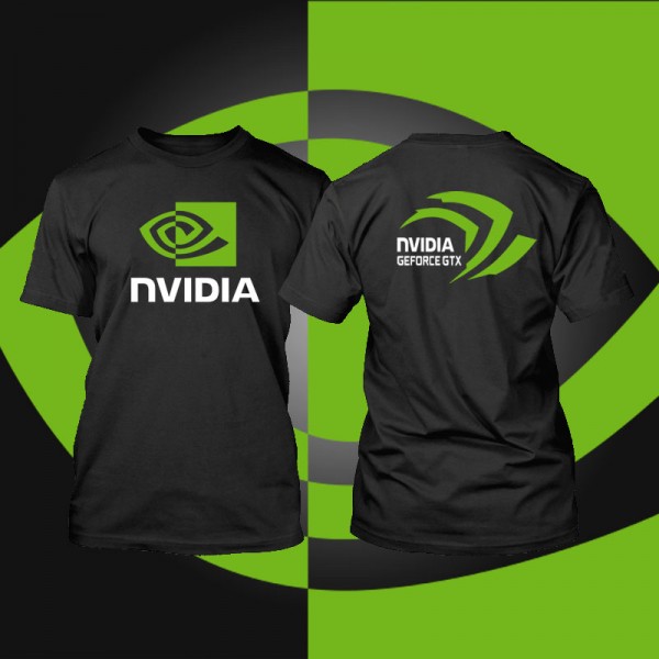 intel Nvidia Men t shirt Geforce GTX game men T-shirt camisetas Computer Peripherals fashion novelty