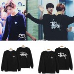 kpop BTS youth concert album plates around the airport street JIMIN models Sweatshirts with costume clothing Bangtan Boys k-pop