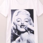 marilyn monroe 2016 brand T-shirts for women kawaii clothes tee shirt femme tshirts top women t shirt summer style tops poleras