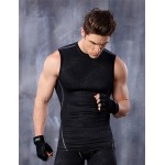 mens compression vest tight base layer skin gilet Fitness Excercise vest sleeveless shirts