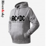 new 2017 free shipping Riversky autumn and winter men's clothing man men male plus size print acdc pullover sweatshirt