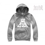 new 2017 free shipping autumn winter fashion fall out boy FOB imperial crown cotton man men male  Hoodies