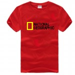 new 2017 free shipping fashion hot selling National Geographic discovery expedition sitcoms men male man short-sleeve T-shirt