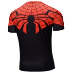 new style 2016 Marvel Captain America  Super Hero compression tights Short sleeve 3D T shirt Men large size 6XL 21 paragraph