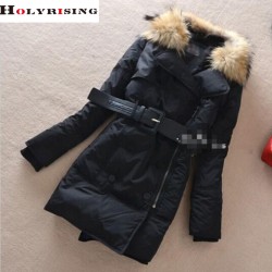 new winter coat women down jacket luxury fur collars cultivate one's morality long down coat casual high quality size s-xxl