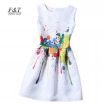 new women printed flower dress sleeveless knee length one piece dress casual slim bodycon korea college vintage dress