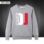 official DJ  Men Long Sleeve Man Hoodies Cotton O Neck The Cheap Pullover Euro Size Male Tops Mens Sweatshirts  Free Shipping