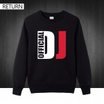 official DJ  Men Long Sleeve Man Hoodies Cotton O Neck The Cheap Pullover Euro Size Male Tops Mens Sweatshirts  Free Shipping