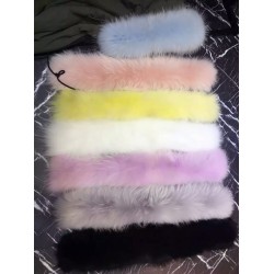 only hood fur 1 pc for Women Clothing Down Coat Fox Fur Hooded Parkas Medium Long Warm Jackets Duck Down Parkas Thick Coats