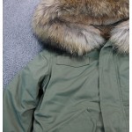 plus size 2016 long army green winter jacket women outwear thick parkas raccoon natural real fur collar coat hooded pelliccia