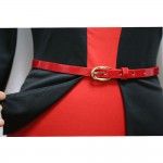 plus size Fake two-piece Womens Office dress New work dresses 2016 women fashion Elegant patchwork Business bodycon Sashes dress