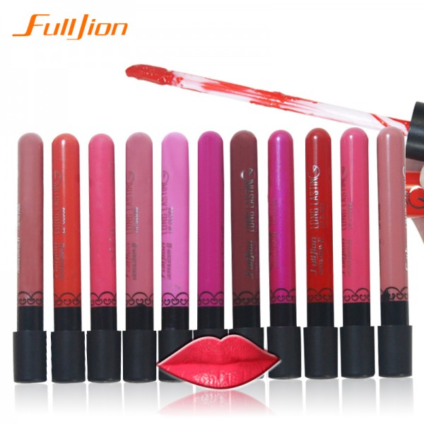 pro Waterproof Elegant Daily Color Lipstick matte smooth lip stick lipgloss Long Lasting Sweet girl Lip beauty  for Makeup