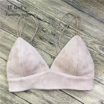 sexy women crop top cropped feminino tank tops solid simple beach women bra top bustier vintage harness v-neck sleeveless tops