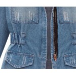 spring autumn New 2017 women coat slim Denim Jacket Jeans women clothing Fashion  pocket zipper casual female jackets