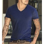 summer Men V-neck print T-shirts brand tee cotton clothes new Men short sleeve t shirt men 3d t shirt printing casual tops