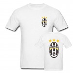 summer t-shirt Andrea Juventus T shirt men fashion short sleeves white tops cotton printed  tees plus size S-XXXL