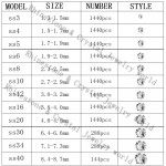 super glitter rhinestones Crystal AB ss3-ss40 DMC Non Hot Fix FlatBack strass Sewing & Fabric garment rhinestone nail art stone