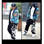 sweatshirt man 2016 brand men's Winter new men's hip-hop graffiti printed hooded sweatershirts plus size xl xxl 3xl 4xl 5xl 