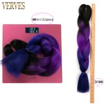 three tone 5pcs ombre kanekalon braiding hair 24'' beautiful braiding hair kanekalon jumbo braid hair extensions synthetic hair