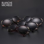 vintage flower polarized sunglasses women brand designer 2016 luxury uv400 oversized sun glasses spots oculos feminino with box