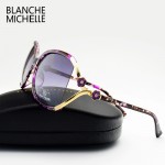 vintage flower polarized sunglasses women brand designer 2016 luxury uv400 oversized sun glasses spots oculos feminino with box