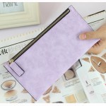 wholesale women wallet Fashion Nubuck pu Leather female Purse Super Thin Long Wallet Bags Purse Card Holder Bag zipper DL1938